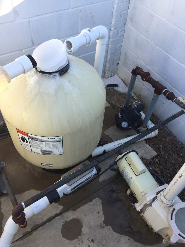 swimming pool filter repair